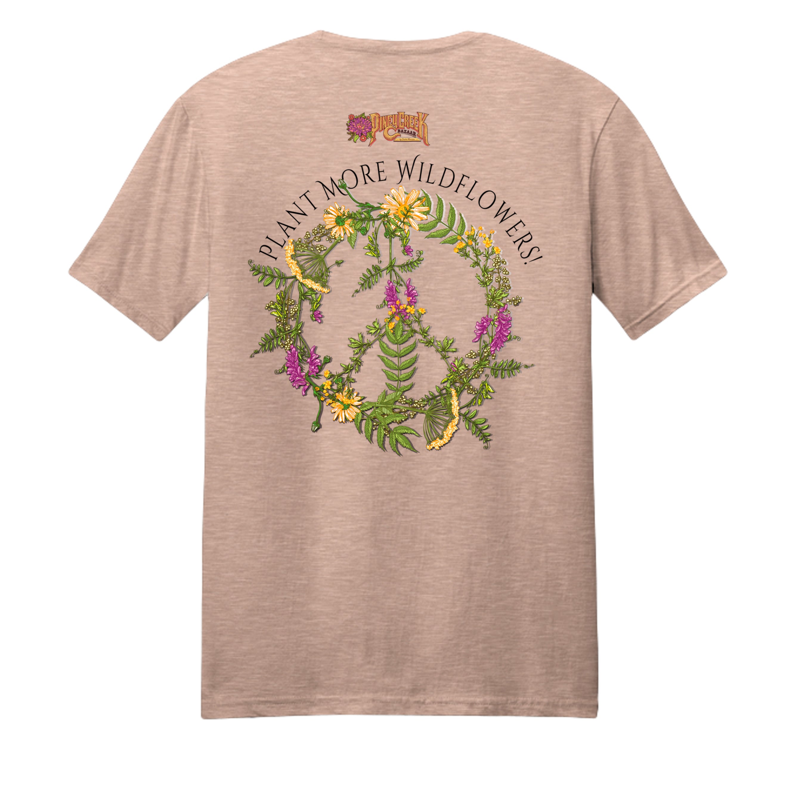 Heathered Dusty Peach - PC54 - BACK