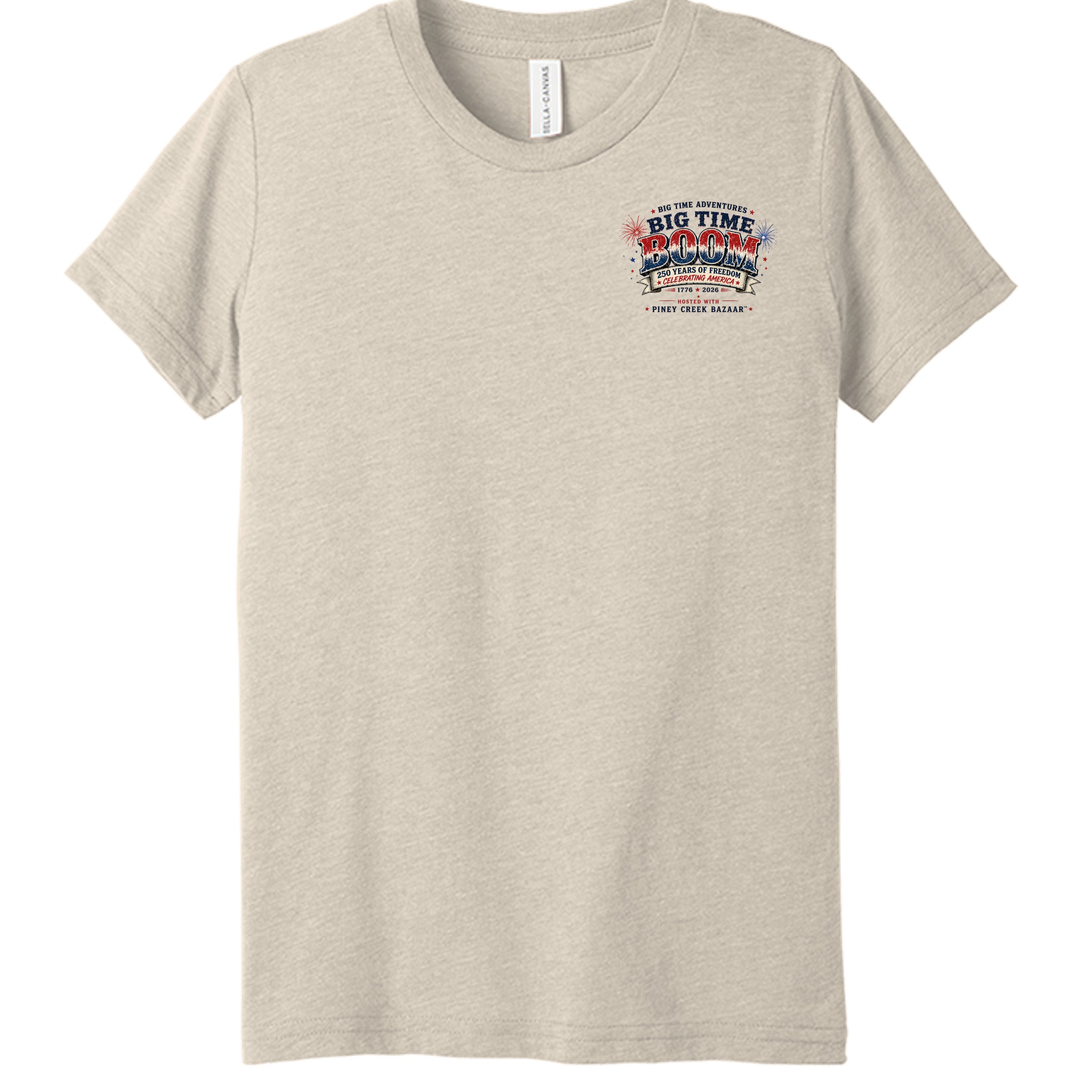 Solid Natural Triblend - 3413Y - FRONT