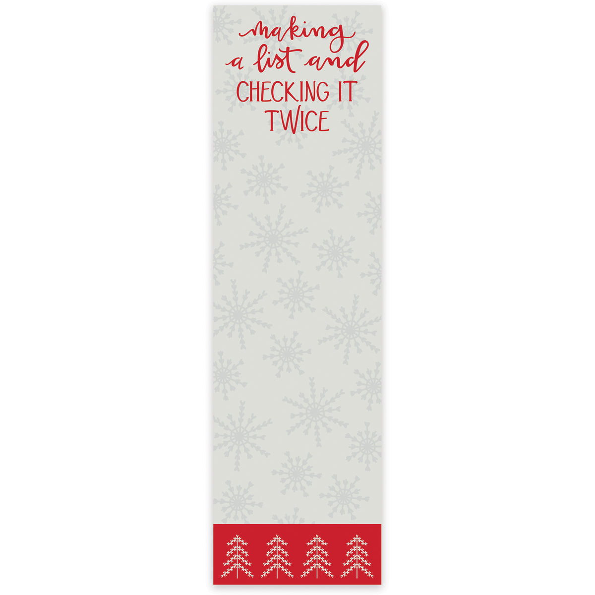Making A List And Checking It Twice List Pad