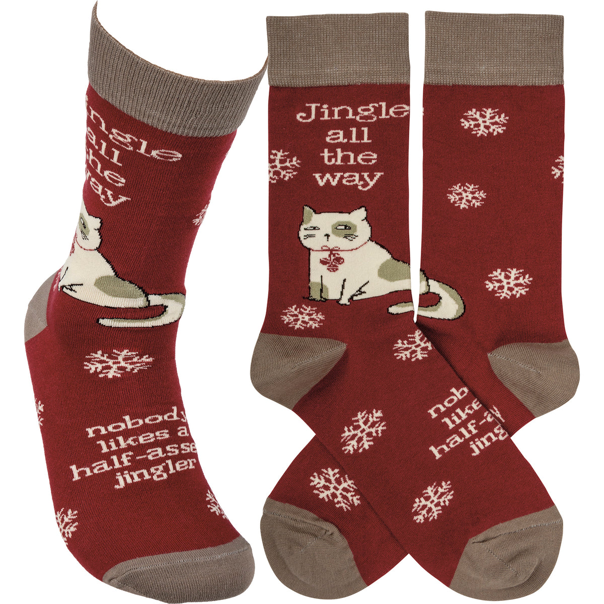 Jingle All The Way Socks