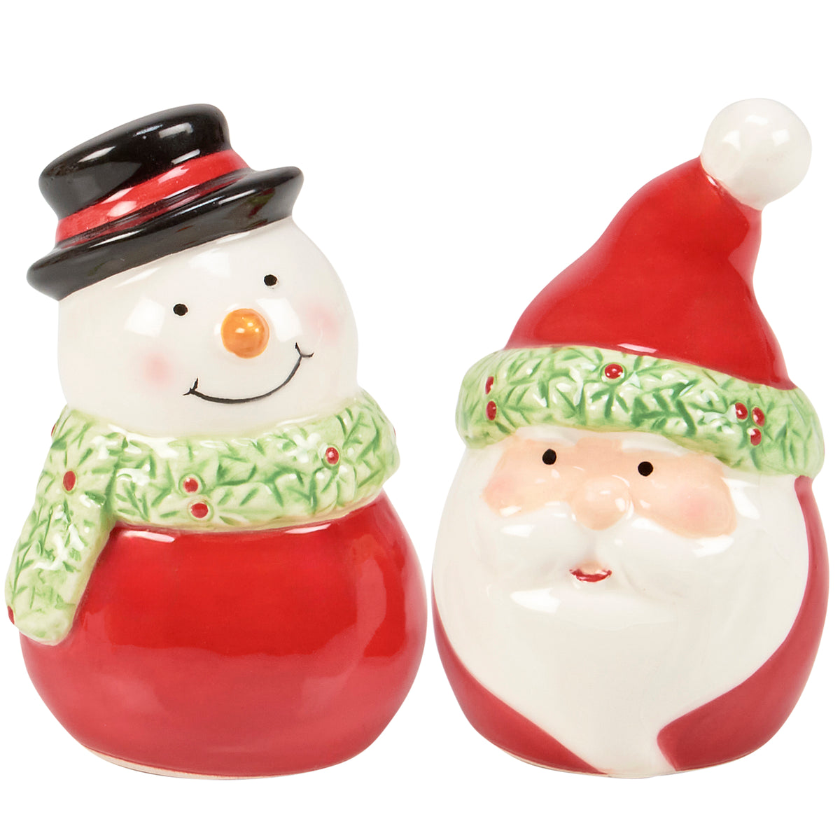 Christmas Friends Salt And Pepper Shakers pair