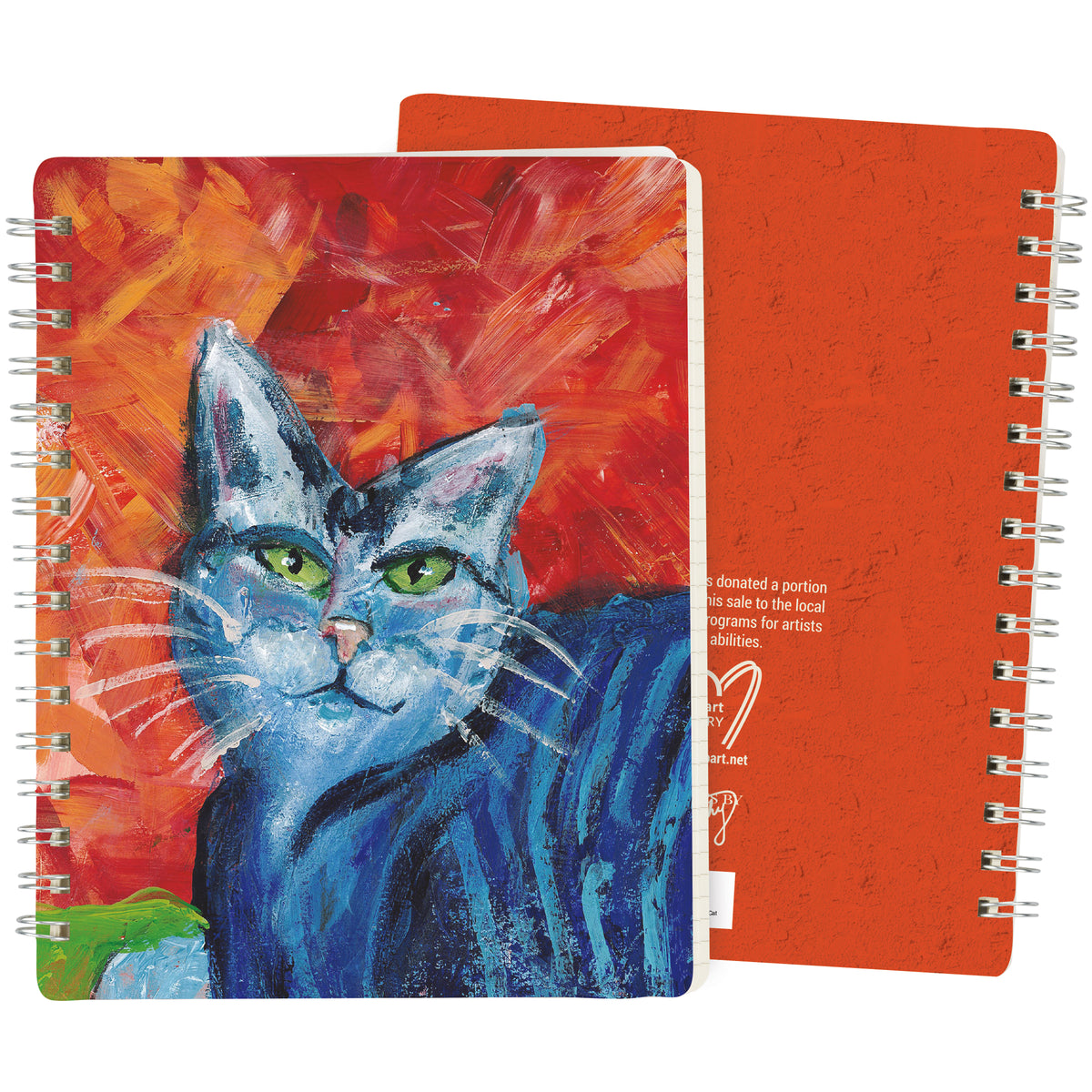 Colorful Cat Spiral Notebook