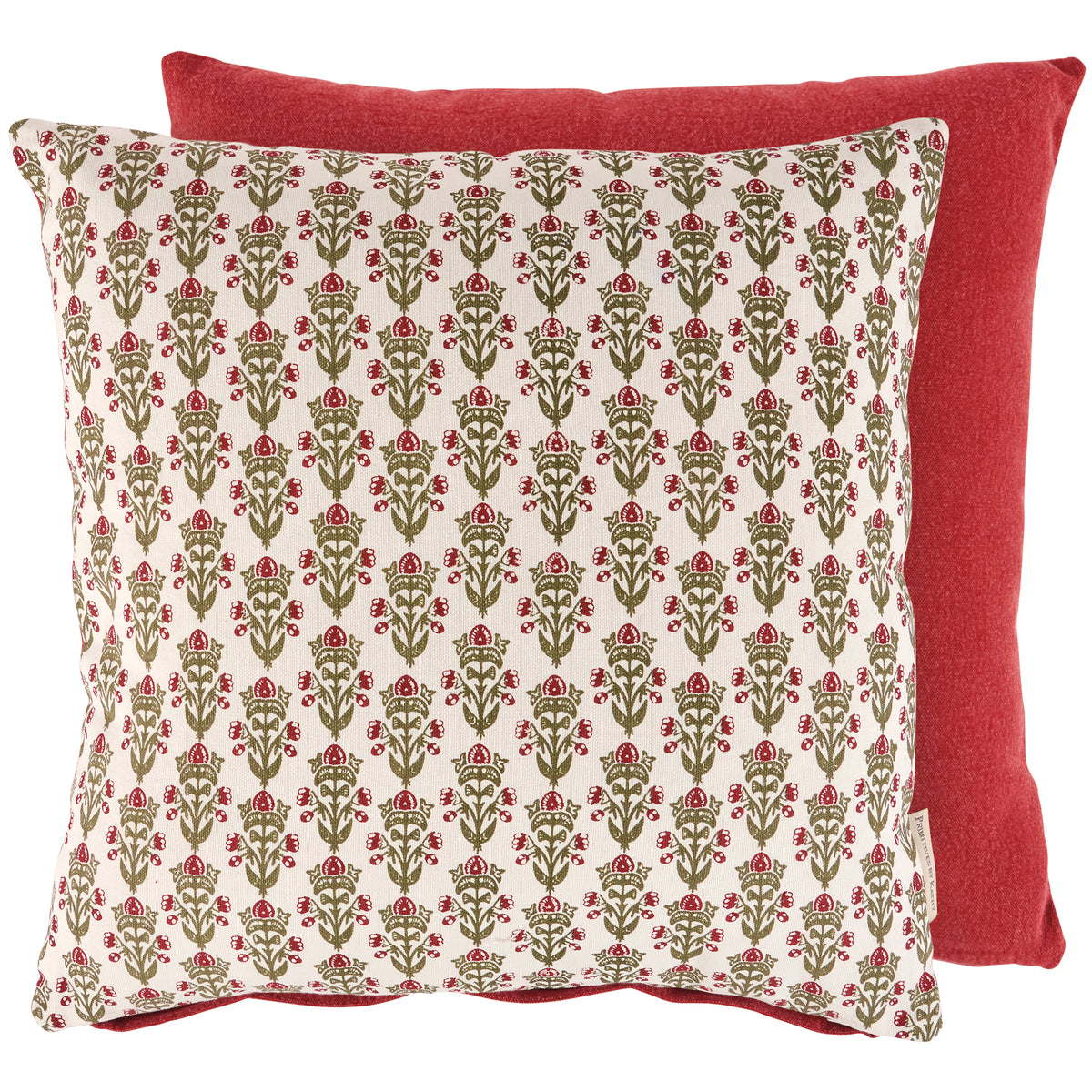 Floral Block Print Pillow