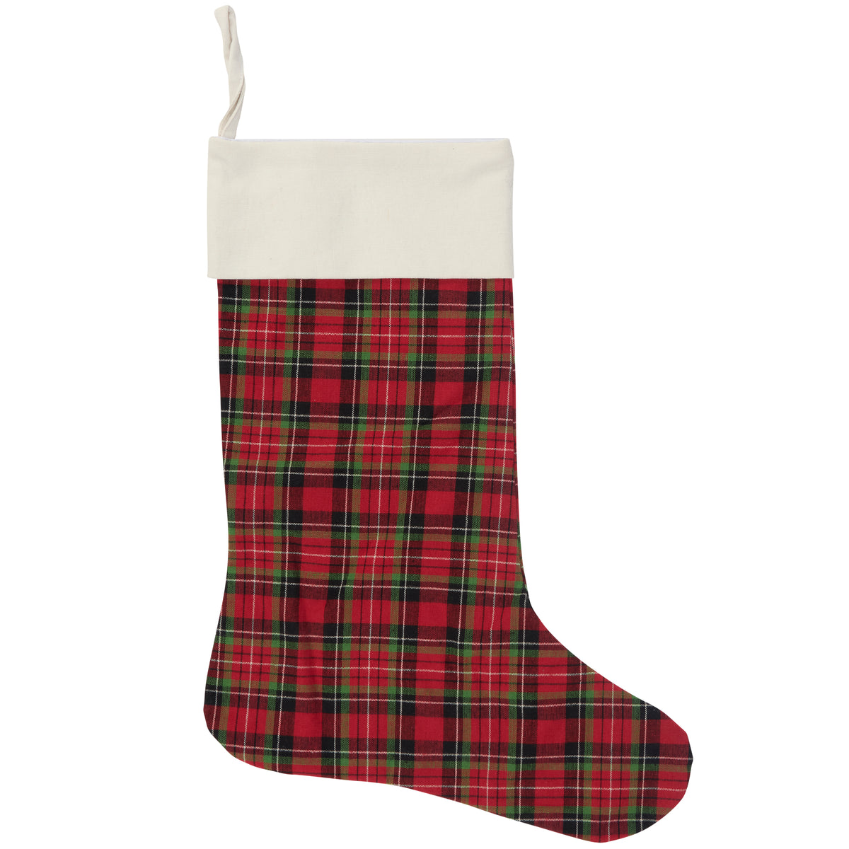 Red Plaid Stocking