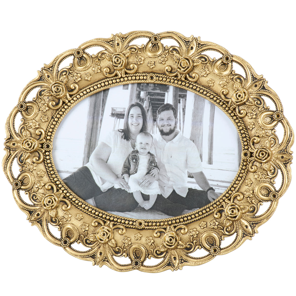 Cottage Rose Photo Frame