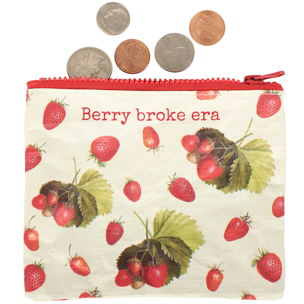 Berry Broke Era Zipper Wallet