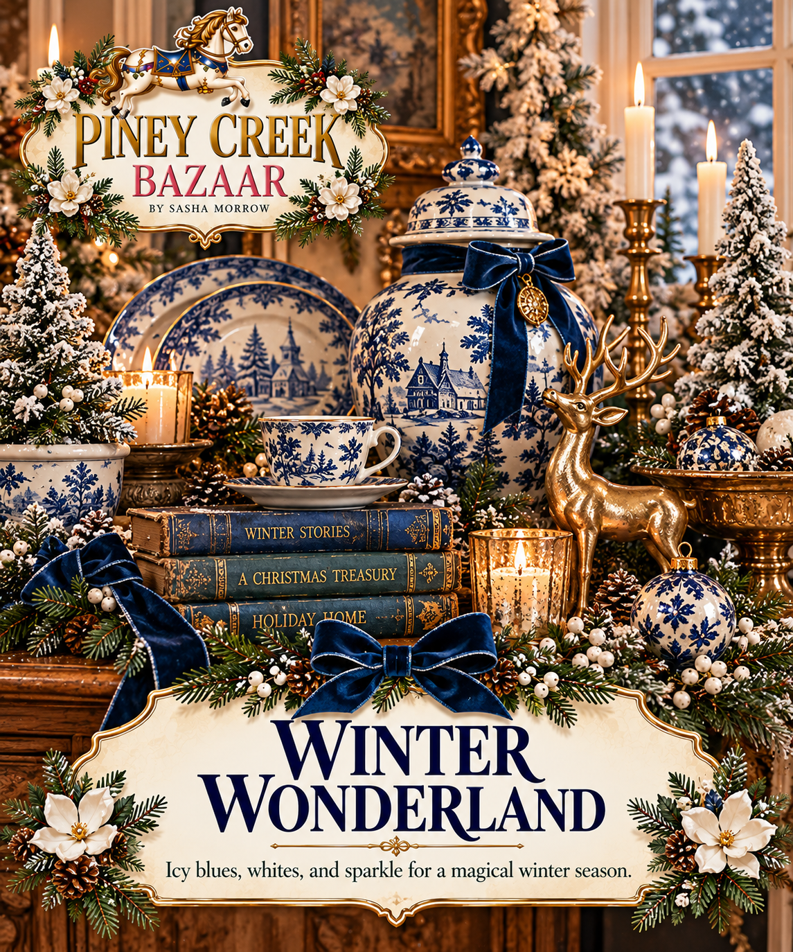 2981. $65 Christmas Single Scoop - Winter Wonderland