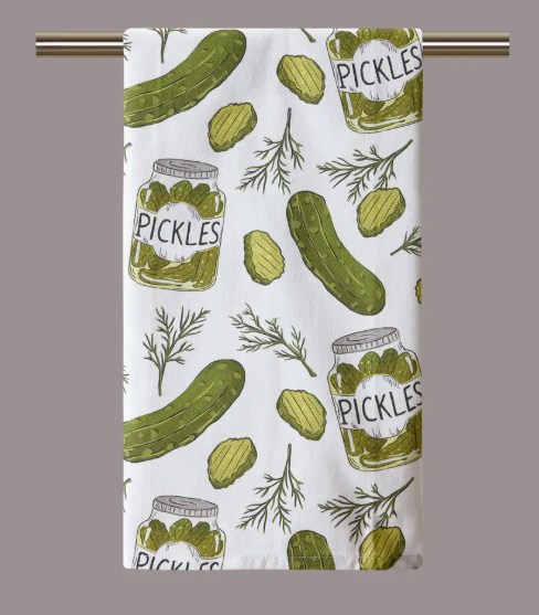 7809. Pickles Kitchen Towel