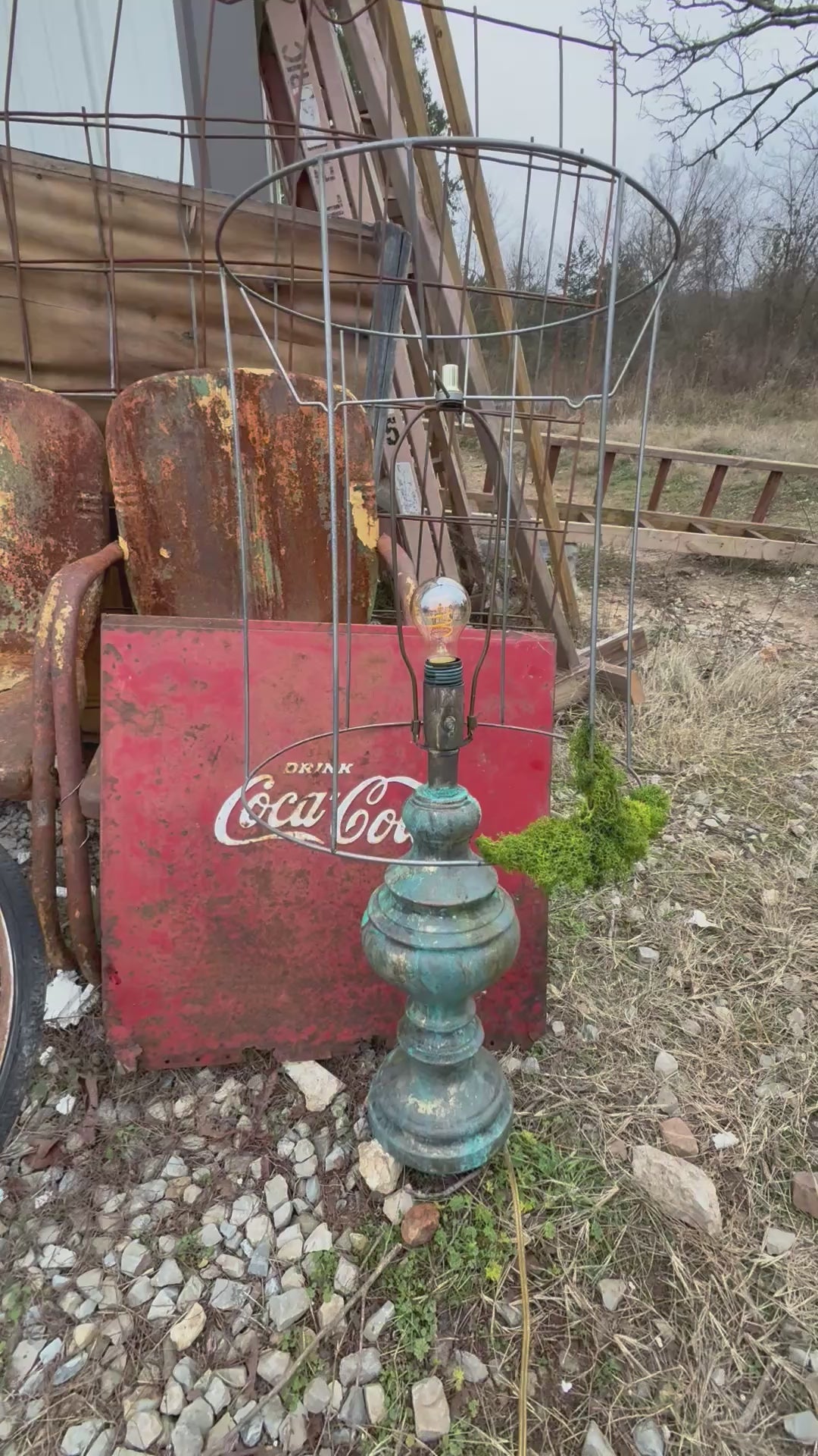 Antiqued Verdigris Urn Table Lamp
Hand-Finished Patina | One of a Kind
