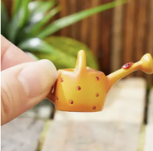 8308. Resin Miniature Mini Ladybug Watering Can